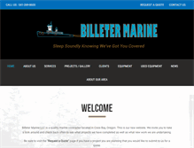 Tablet Screenshot of billetermarine.com